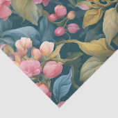 Blumenbraun - farbige Blume Seidenpapier (Detail)