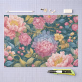 Blumenbraun - farbige Blume Seidenpapier (Handwerk)