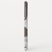 Blumenbraun Hintergrund Case-Mate iPhone Hülle (Hinten/Links)