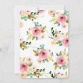 Blumenbrause Einladung (Rückseite)