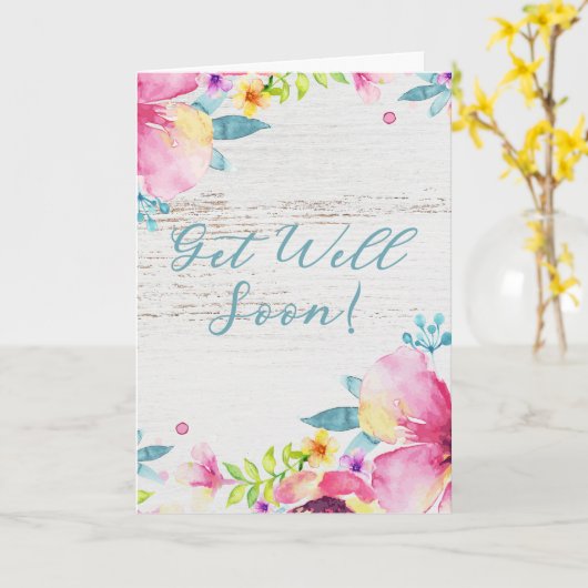 Blumenbrause Karte (Gelbe Blume)