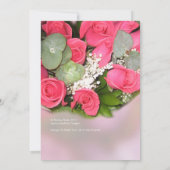 BlumenBrautparty-Einladung Einladung (Rückseite)