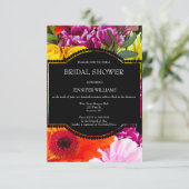 BlumenBrautparty-Einladungen Einladung (Stehend Vorderseite)