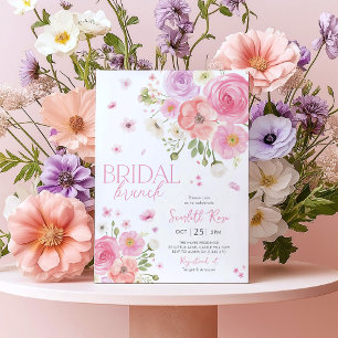 Blumenbridal Brunch Liebe in Bloom Lila Einladung