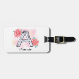 Blumenbrief A Gepäckanhänger