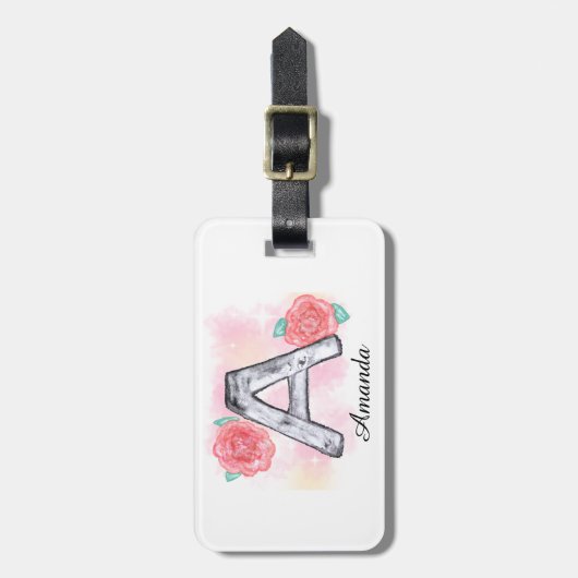 Blumenbrief A Gepäckanhänger (Vorderseite vertikal)