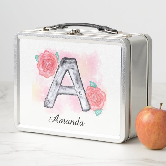 Blumenbrief A Metall Brotdose (Beispiel)