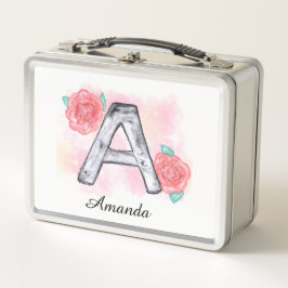 Blumenbrief A Metall Brotdose