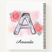 Blumenbrief A Notizblock (Rückseite)