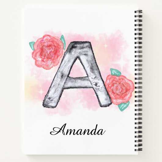 Blumenbrief A Notizblock (Rückseite)