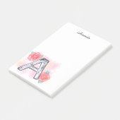 Blumenbrief A Post-it Klebezettel (angewinkelt)