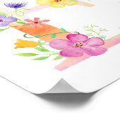 Blumenbrief E Poster (Ecke)