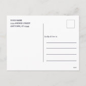 Blumenbrief JoChristmas Grußkarte Feiertagspostkarte (Rückseite)