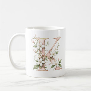 Blumenbrief K Jasminblüten Personalisierter Beche Kaffeetasse