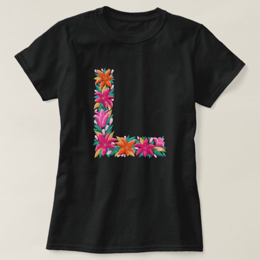 Blumenbrief L T - Shirt (Design vorne)