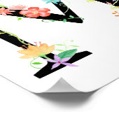 Blumenbrief M Poster (Ecke)
