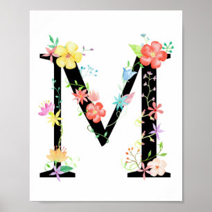 Blumenbrief M Poster