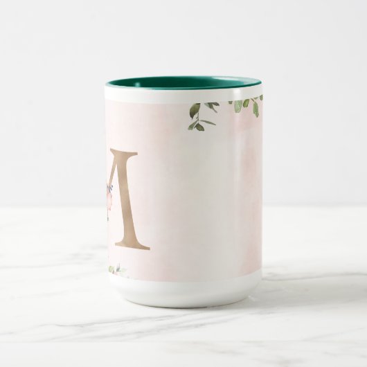 Blumenbrief "M"-Tasse Tasse (Zentrum)