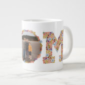 Blumenbrief MAMA Muttertagszeitung Foto Tasse (Vorderseite Rechts)