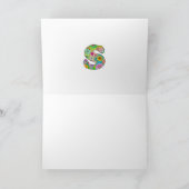 Blumenbrief S-Grußkarte - Leere Innenseite Karte (Innenseite)