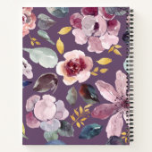 Blumenbriefe an das Keepsake Journal meiner Tochte Notizblock (Rückseite)