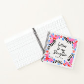 Blumenbriefe an das Keepsake Journal meiner Tochte Notizblock (Innenseite)