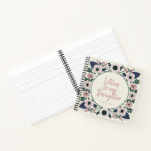 Blumenbriefe an das Keepsake Journal meiner Tochte Notizblock (Innenseite)