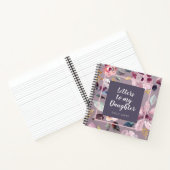 Blumenbriefe an das Keepsake Journal meiner Tochte Notizblock (Innenseite)