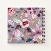 Blumenbriefe an das Keepsake Journal meiner Tochte Notizblock (Rückseite)