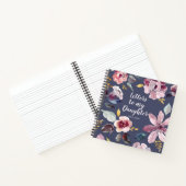 Blumenbriefe an das Keepsake Journal meiner Tochte Notizblock (Innenseite)