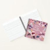 Blumenbriefe an das Keepsake Journal meiner Tochte Notizblock (Innenseite)