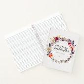 Blumenbriefe an meine Enkelin Keepake Notizblock (Innenseite)