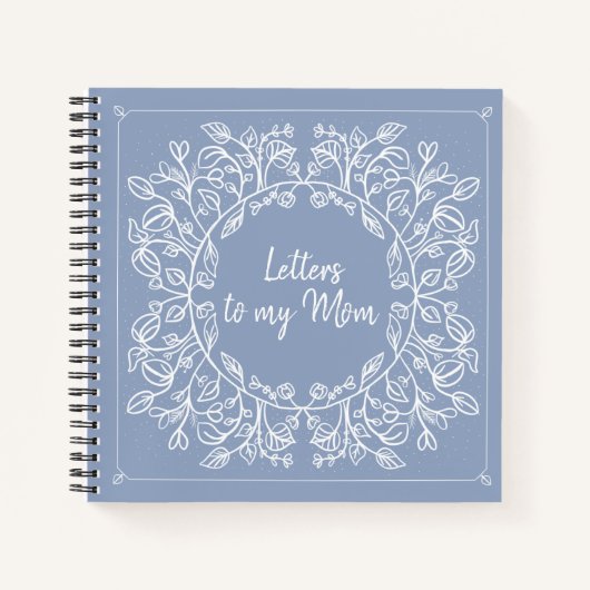 Blumenbriefe an meine Mama Keepake Journal Notizblock (Vorderseite)