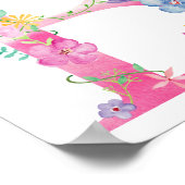 Blumenbriefe B Poster (Ecke)