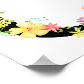 Blumenbriefe C Poster (Ecke)