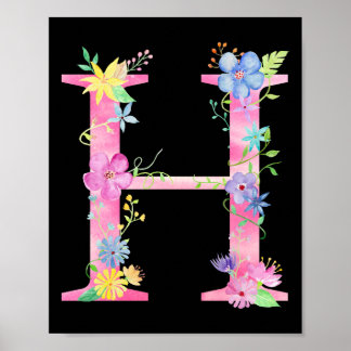 Blumenbriefe H Poster