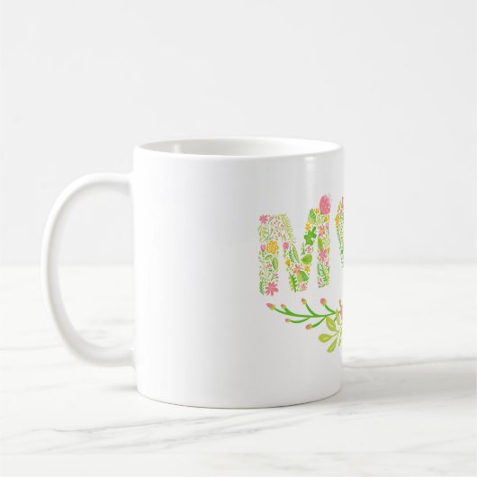 Blumenbriefe Kaffeetasse (Links)