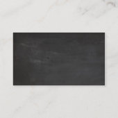 Blumenbriefe rustikale Hochzeitskarten für LIEBEN Platzkarte (Rückseite)