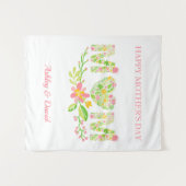 Blumenbriefe Wandteppich (Vorderseite (Horizontal))