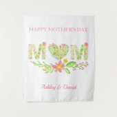 Blumenbriefe Wandteppich (Vorderseite)