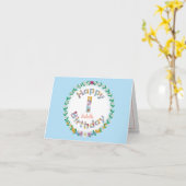 BlumenbriefI monogramm Personalisierte Geburtstags Karte (Gelbe Blume)
