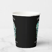 Blumenbrille oder Halloween-Brautparty Die Pappbecher (Rechts)