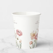Blumenbrille zu Bienen Brautparty Papier Cups Pappbecher (Links)