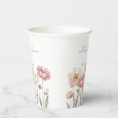 Blumenbrille zu Bienen Brautparty Papier Cups Pappbecher (Rechts)