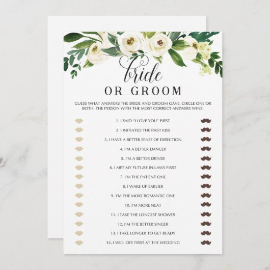 Blumenbrücke oder Game-Spiel Dankeskarte (Vorne/Hinten)