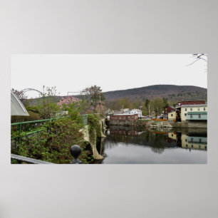 Blumenbrücke Poster