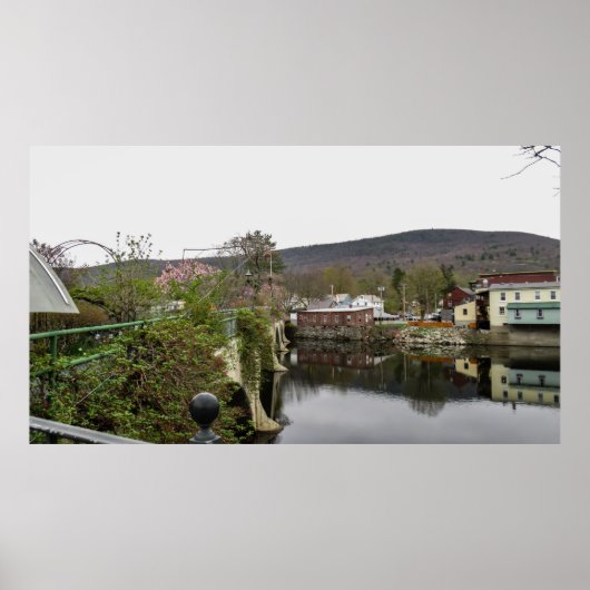 Blumenbrücke Poster (Vorne)