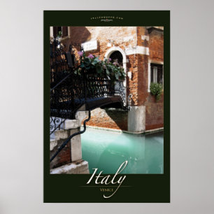 Blumenbrücke Poster