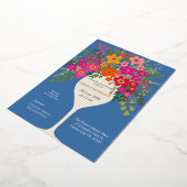 Blumenbrunch Brautparty Folieneinladung (Gedreht)