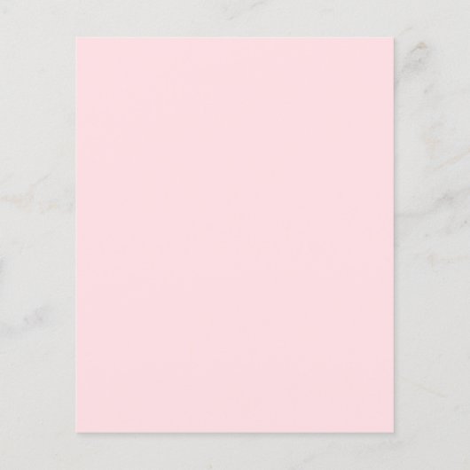 Blumenbrunch & Bubbly Brautparty Flyer (Hinten)